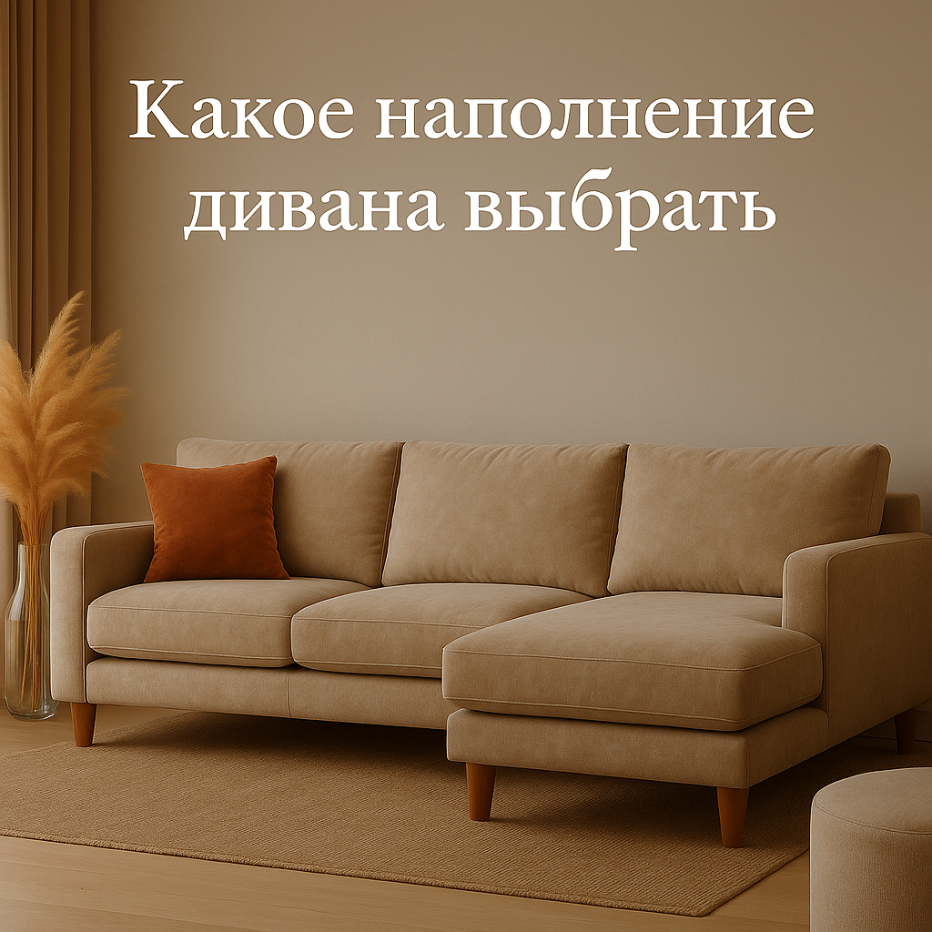 Какое наполнение дивана выбрать: для сна и ежедневного использования