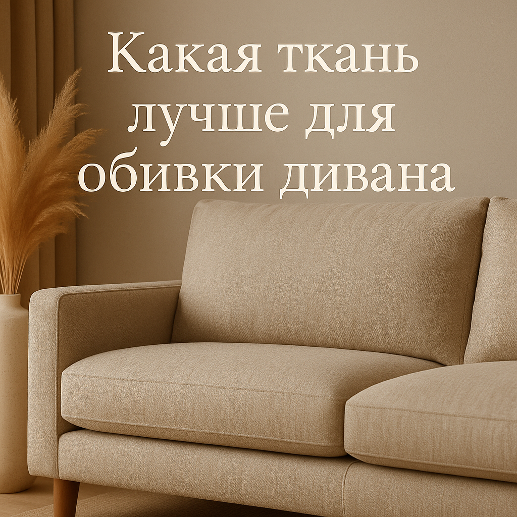Практичная обивка дивана: какую ткань выбрать для долговечности и комфорта